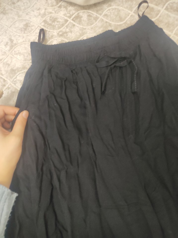 Kadın Siyah pantolon - Görsel 3