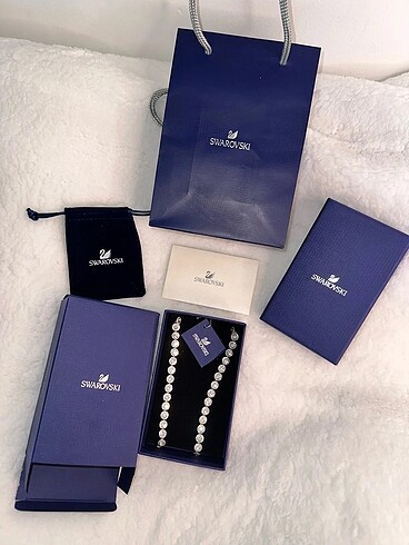  Beden beyaz Renk Swarovski kolye