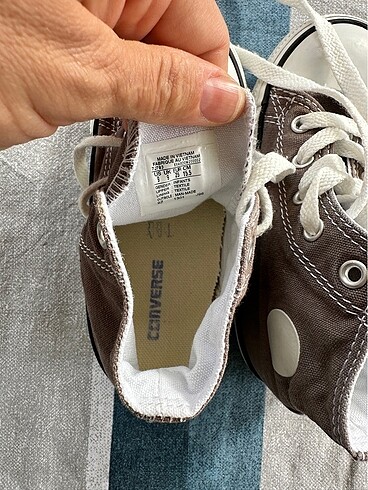 25 Beden gri Renk Converse unisex çocuk ayakkabısı