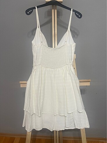 s Beden Yazlık beyaz elbise