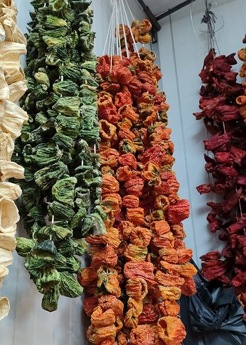 Beden Bohem Tarzı Kurutulmuş Sebze Süslemeleri