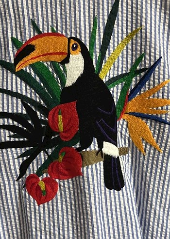 Zara Nakışlı tulum - Görsel 2