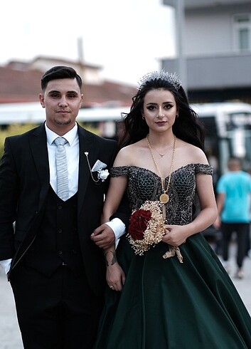 m Beden Tafta nişanlık abiye