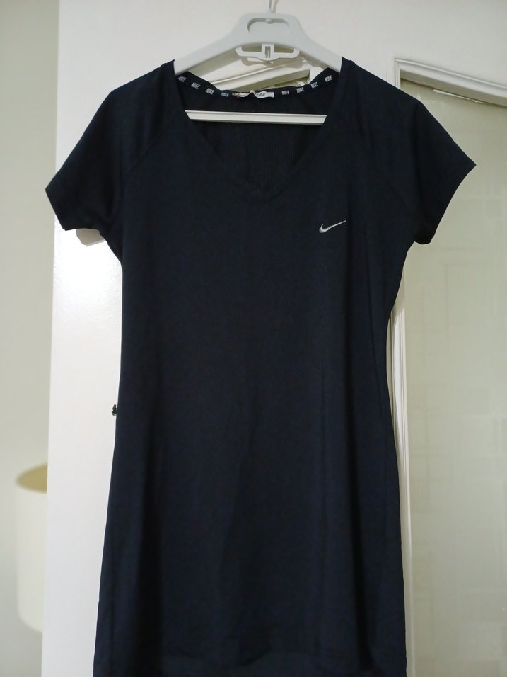 Antrasit fitness tayt veTişörtü, Kısa Kollu, Dar Kesim - Görsel 3