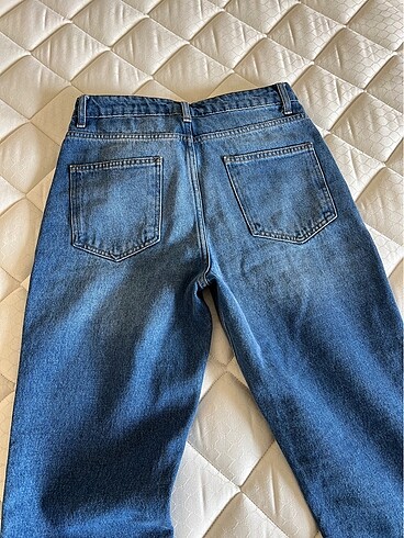 36 Beden TM mavi mom jean