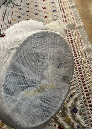 Beyaz Tül Detaylı Sepet - Görsel 2