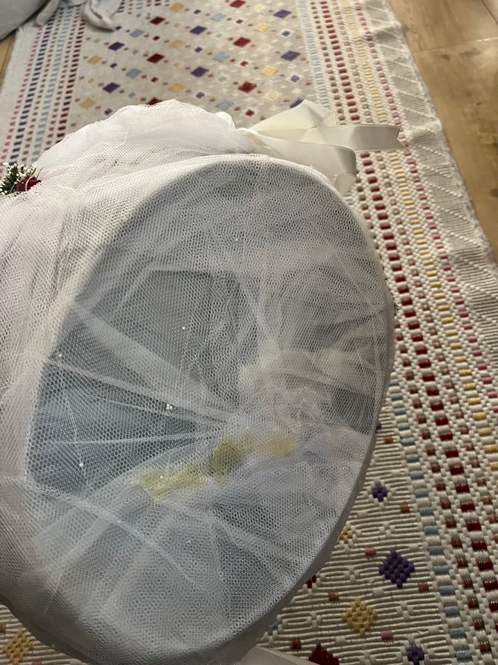 Beyaz Tül Detaylı Sepet - Görsel 2