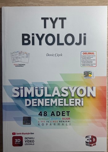 3D TYT Biyoloji Simülasyon Denemeleri