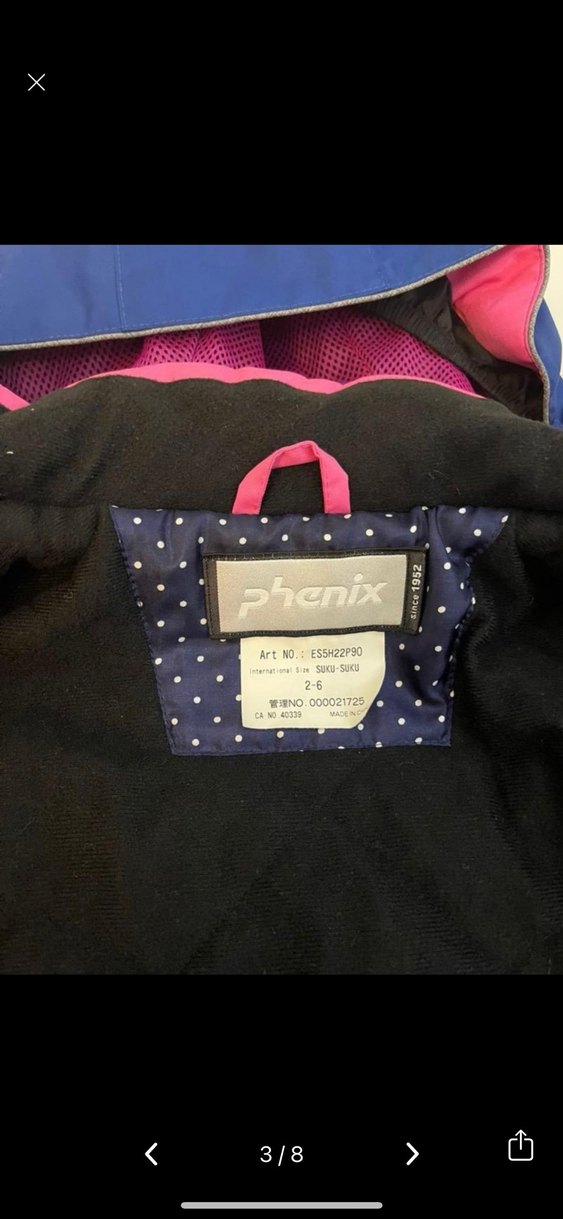 Phenix Horizon Sku Sku Büyüyüp Küçülebilen Kız Çocuk Kayak Takı - Görsel 3