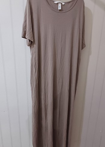 xs Beden h&m haki vucuda oturan yazlik elbise