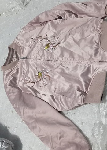 Bej Midi Kadın Ceket, Fermuarlı, Rahat Kesim - Görsel 5