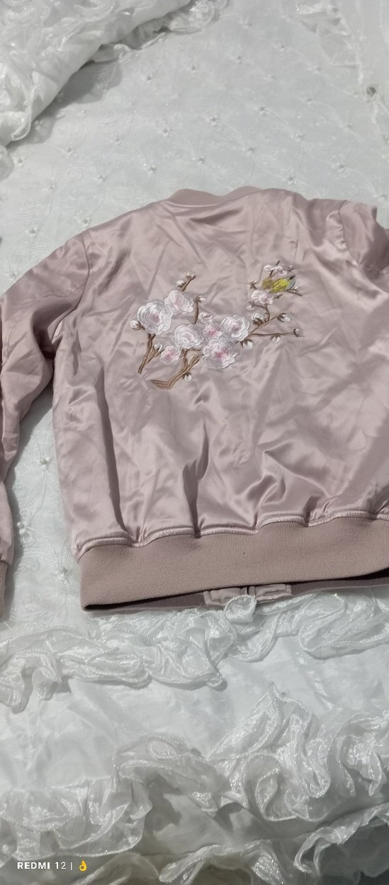 Bej Midi Kadın Ceket, Fermuarlı, Rahat Kesim - Görsel 3