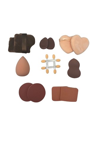 Makyaj Süngeri Seti Özel Kavanoz Kutulu 16 Parça - Görsel 2