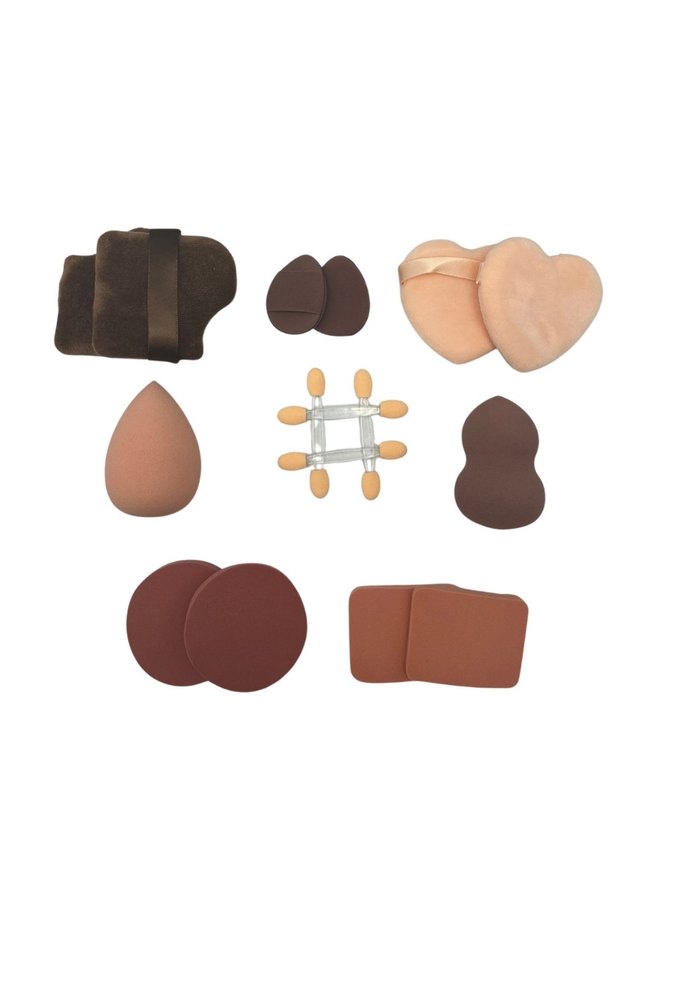 Makyaj Süngeri Seti Özel Kavanoz Kutulu 16 Parça - Görsel 2