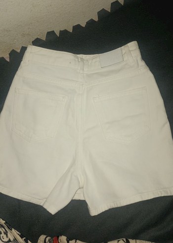s Beden Beyaz Denim Mini Etek