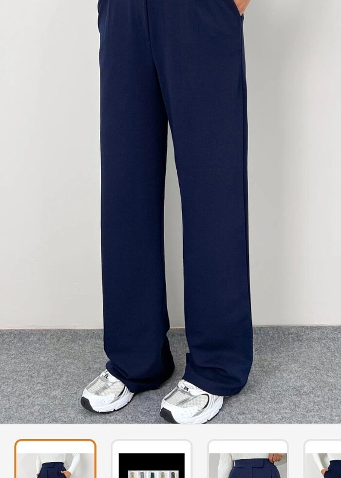 Kadın palazzo pantolon - Görsel 3