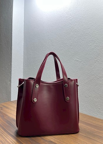 Siyah Minimalist Kadın Deri Çanta - Görsel 2