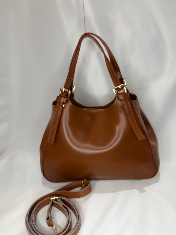 Klasik Şıklık Deri Kadın Çanta - Görsel 2