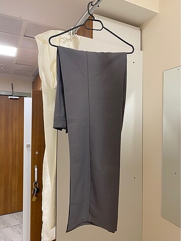 Zara Trendyolmilla gri kumaş pantolon
