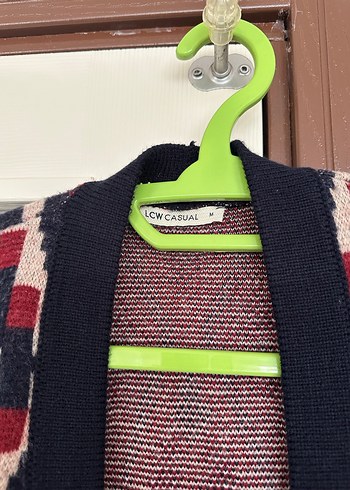 Bohem Desenli Uzun Örgü Hırka - Görsel 2