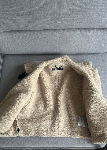 Tokalı kahverengi zara vşral  Deri Biker Yelek - Görsel 7