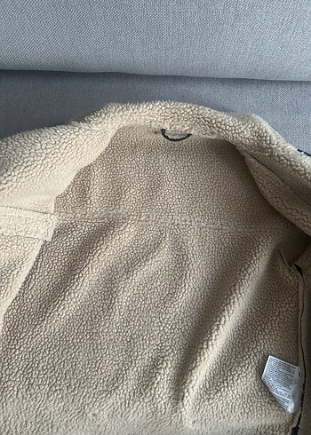 Kahverengi kürklü biker ceket - Görsel 10