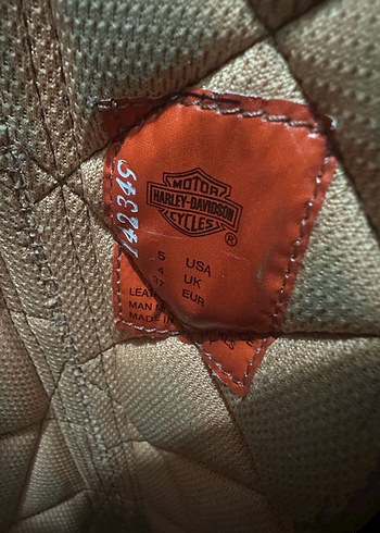 Kahverengi Deri Biker Dizüstü Bot - Görsel 6