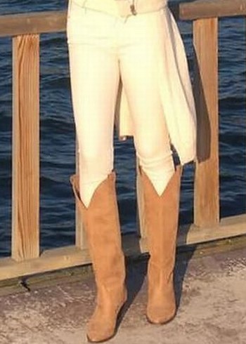 Kahverengi süet  Çizme - Görsel 2