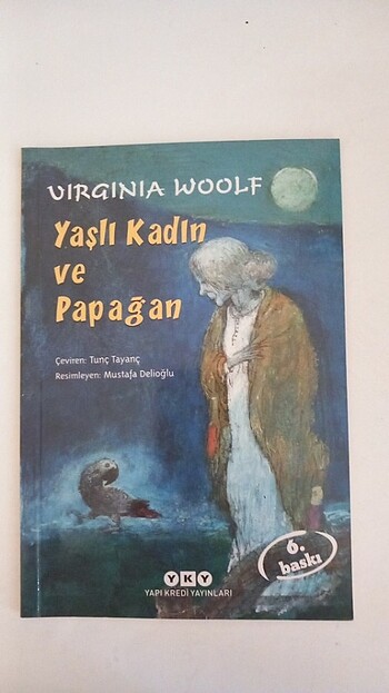 Yaşlı kadın ve papağan klasik kitap