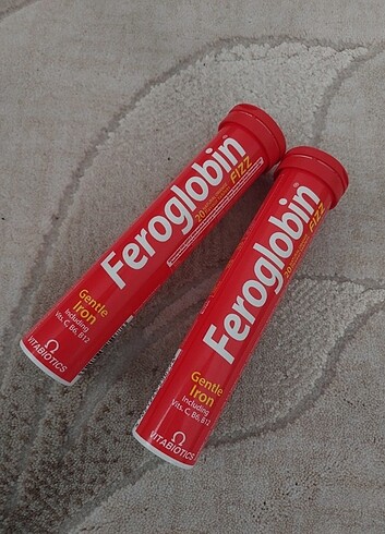 Demir içeren takviye efervesan tablet supplement