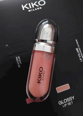 Kiko 04 pearly peach rose simli gloss dudak parlatici - Görsel 2