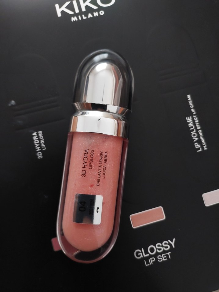 Kiko 04 pearly peach rose simli gloss dudak parlatici - Görsel 3
