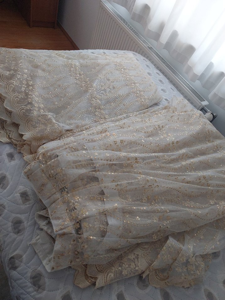 brillife gold altın işlemeli perde - Görsel 2