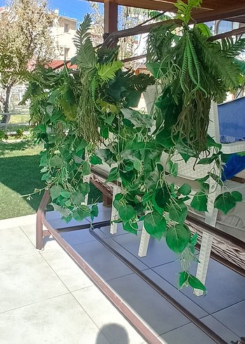  Beden yapay yapraklar 1 metre boylarında oldukça çoklar