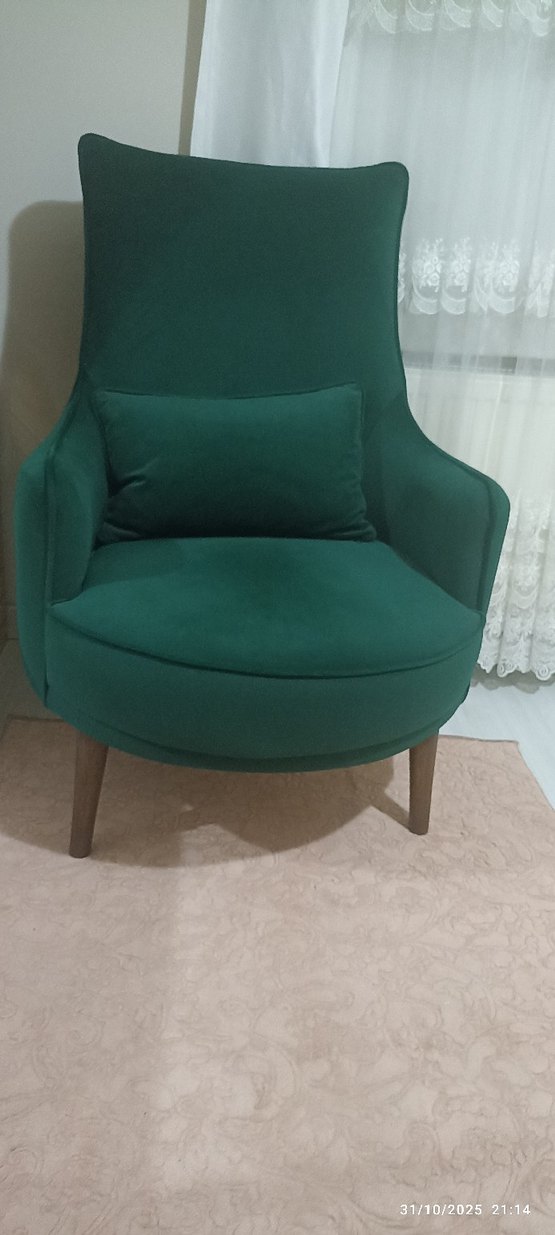 Koyu Yeşil Modern Minder - Görsel 2