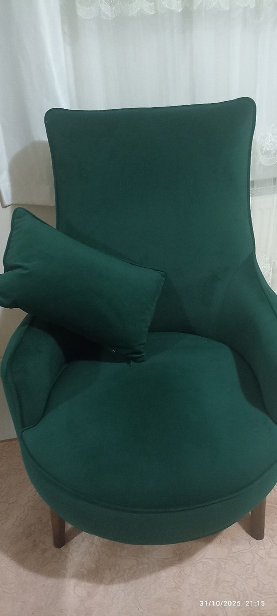 Koyu Yeşil Modern Minder - Görsel 3