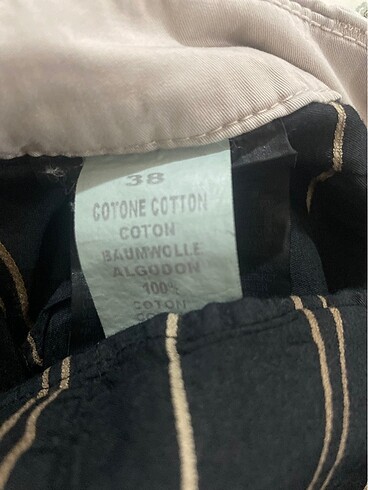 38 Beden ten rengi Renk Erkek keten pantolon