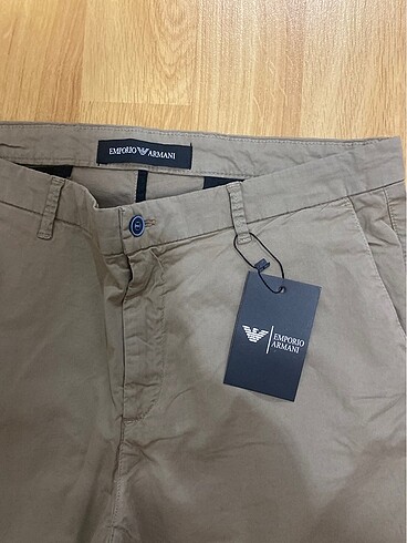 Emporio Armani Erkek keten pantolon