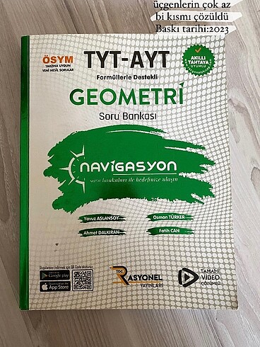 rasyonel yayınları tyt ayt geometri