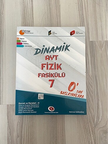  karaağaç yayınları ayt fizik fasikül seti