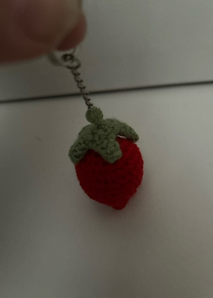 çilek anahtarlık - Görsel 2