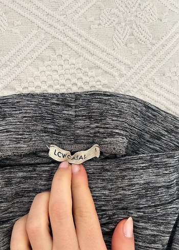 Pamuklu Gri Hamile Eşofman takım - Görsel 4