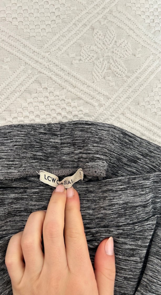 Pamuklu Gri Hamile Eşofman takım - Görsel 3