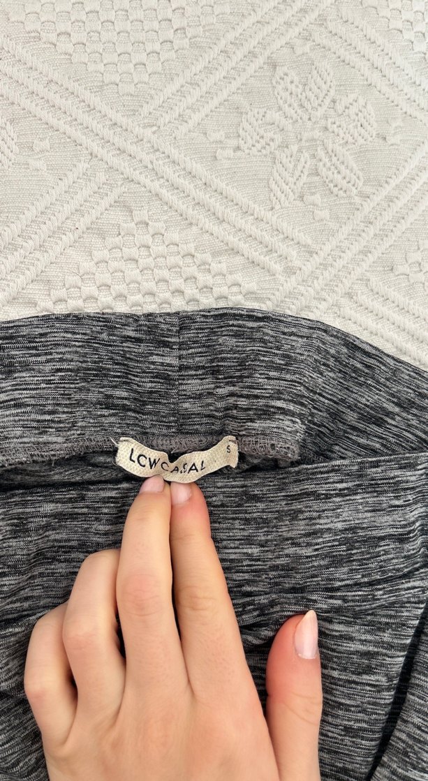 Pamuklu Gri Hamile Eşofman takım - Görsel 4