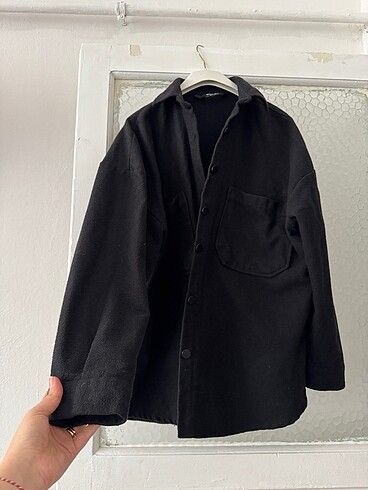 OVERSİZE GÖMLEK CEKET - Görsel 2