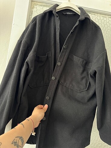 OVERSİZE GÖMLEK CEKET - Görsel 4