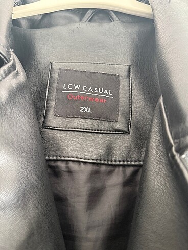 LC Waikiki LCW 2xl siyah deri ceket