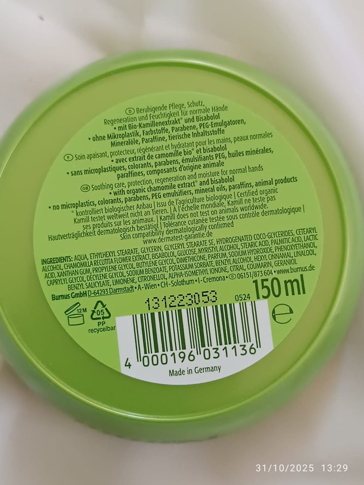 Kamill Klasik El ve Tırnak Kremi 125 ml - Görsel 3