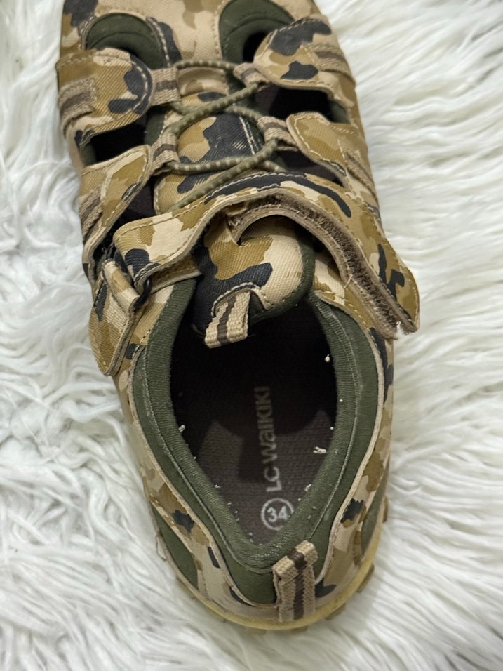 Erkek Çocuk Kamuflaj Desenli Sandalet - Görsel 3