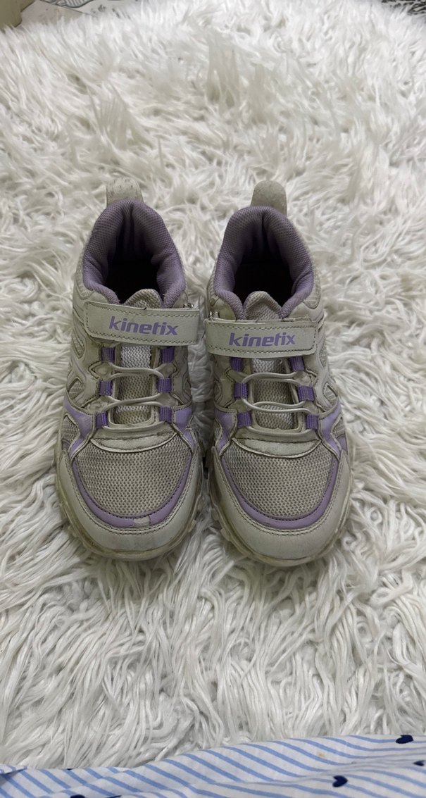 Kinetix Kız Çocuk Gri Mor Spor Ayakkabı - Görsel 2